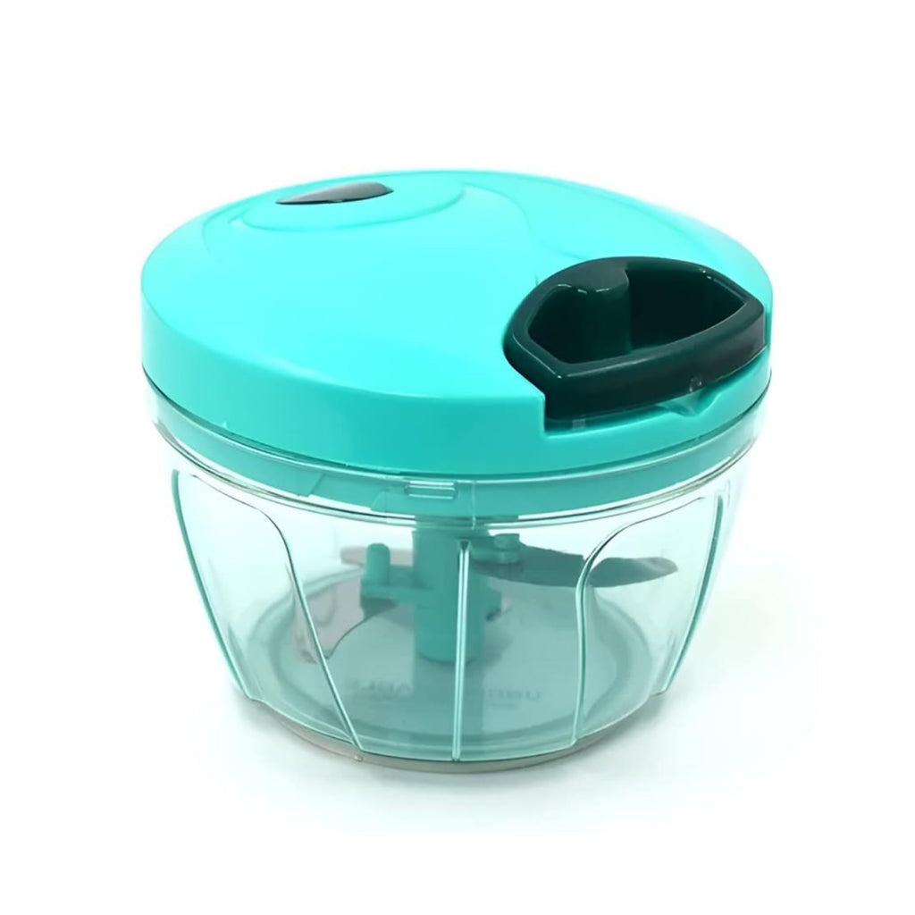 Compact Manual Food Chopper (450 ml, Green)