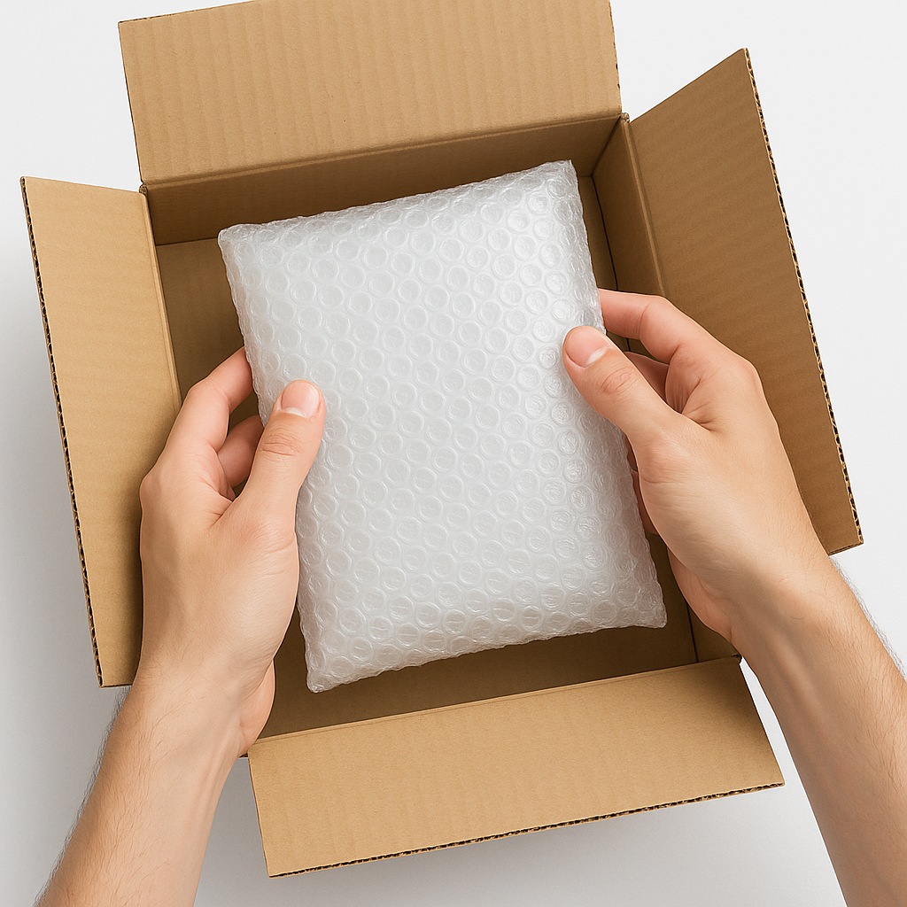 Bubble Wrap Roll, Heavy Duty 40 GSM, Clear, 3 M x 37.5 CM, Packaging Cushioning for Fragile Items