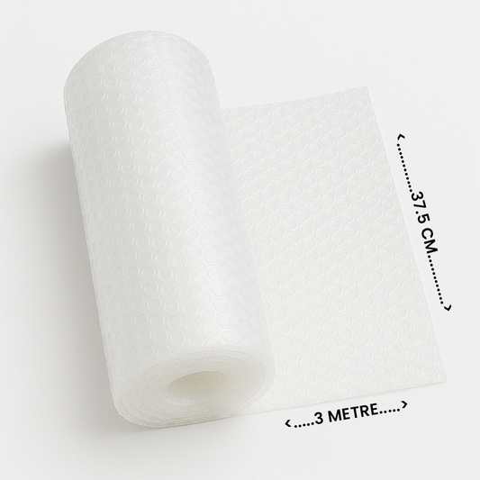 Bubble Wrap Roll, Heavy Duty 40 GSM, Clear, 3 M x 37.5 CM, Packaging Cushioning for Fragile Items