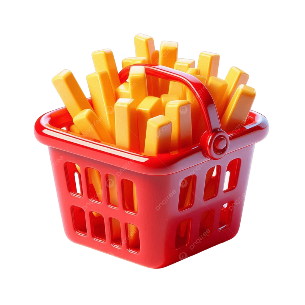 Potato Chips & French Fries Maker (Red, Plastic)