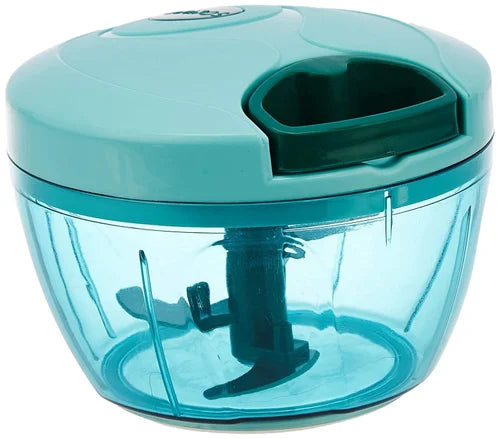 Compact Manual Food Chopper (450 ml, Green)